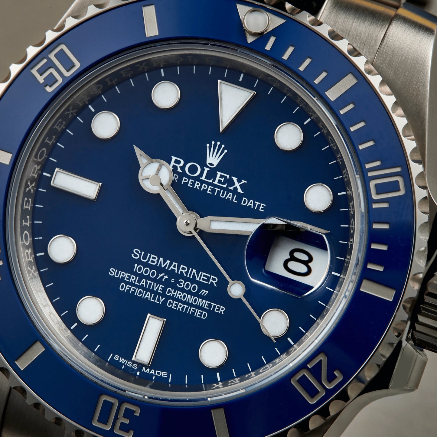 Rolex Submariner Date – "Smurf" Royal Blue Dial & Ceramic Bezel